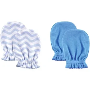 Baby Boy Scratch Mittens, 2-Pack