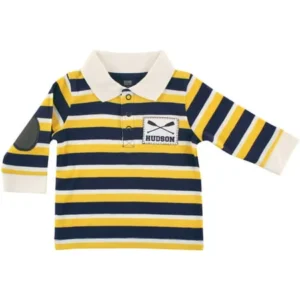 Newborn Baby Boys Long Sleeve Rugby Shirt - Rowing