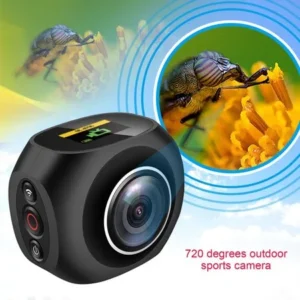 4K HD 360Â°Panoramic Camera VR Mini Handheld Unique Dual Lens Sports Camera Action Camera WiFi Video Action Sports Camera Action Camera PANO360