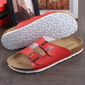 Fashion Casual Buckle Straps Sandals Thong Flip Flop Platform Footbed Shoes