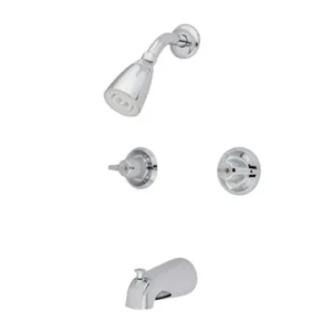 Kingston Brass KB140 Tub and Shower Trim with Single Function Shower Head, Metal