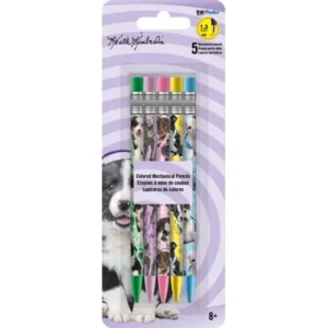 Colored Mechanical Pencils - Keith Kimberlin Puppies - 5Pcs Toys Gifts iw2510