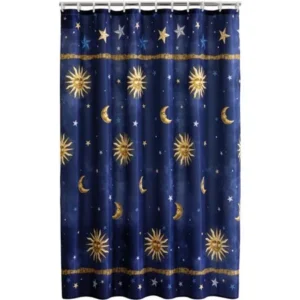 Mainstays Fabric Celestial Shower Curtain, 1 Each