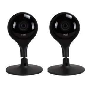 2) Nest Cam Wi-Fi HD Indoor Video Monitoring Smart Phone Surveillance Cameras