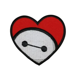 Big Hero 6 Baymax Heart Iron-On Patch DIY Disney Apparel Child's Outfit Applique