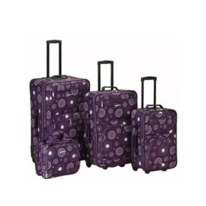 Rockland Luggage Impulse 4 Piece SoftsideExpandable Luggage Set F108