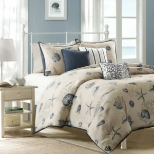 Home Essence Rockaway 6-Piece Duvet Cover Bedding Set