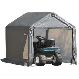 ShelterLogic Outdoor Storage Shed-in-a-Box, Peak Top, Grey, 6 x 6 x 6 ft, ShelterLogic Sheds & Outdoor Storage