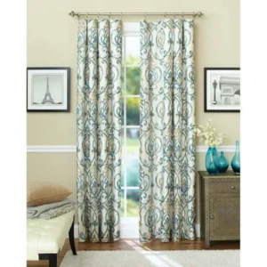 Better Homes and Gardens Ikat Scroll Curtain Panel