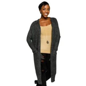 Xehar Women's Casual Fashion Long Open Front Lightweight Cardigan Sweater