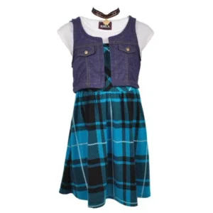 Big Girls' 3-Piece Outfit with Choker (Sizes 7 - 16)