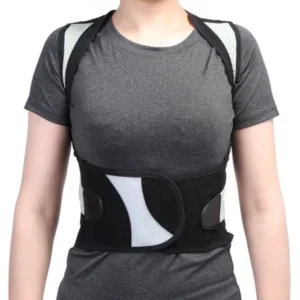 Shoulder Back Support Brace Super Breathable Mesh Panels Adjustable Posture Corrector Belt for Adult Children
