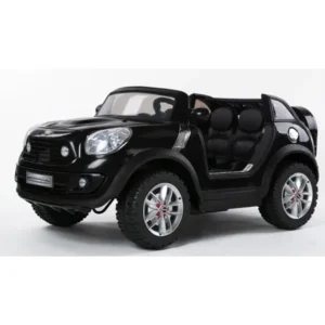 Copy of Limited Edition 2 Seats Convertible Cooper 12v Ride on Car, Toy for Kids with Remote Control, Music, Lights, Leather Seat