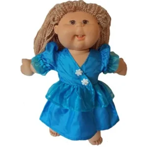 Doll Clothes Superstore Royal Blue Party Dress Fits 15-16 Inch Baby Dolls And Cabbage Patch Kid Dolls