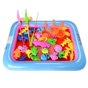 Different Fish 20PCS/SET Plastic Children Kids Magnetic Fishing Toys Summer Outdoor Funny Baby Play Fishing Games Toys Set Best Gift
