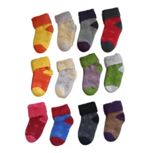 Lovely Annie 2 Pairs Children Cashmere Wool Socks Heart B 12M-36M Random Color