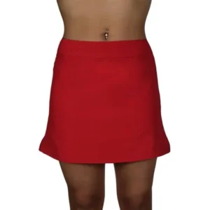 Ultrastar Women's Athletic Cover Up Skirt Swimsuit (UFB009) - Red - X-Small