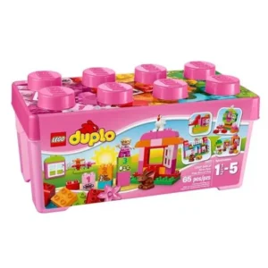 LEGO DUPLO All-in-One-Pink-Box-of-Fun 10571 Educational Toy for Toddlers