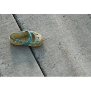 LAMINATED POSTER Child Shoe Footwear Abstract Single Abandoned Poster Print 24 x 36