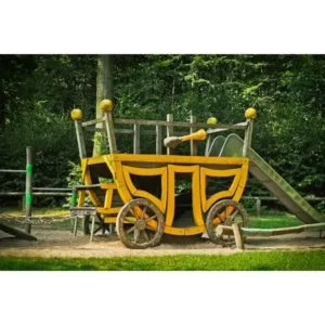 LAMINATED POSTER Play Playground Coach Children Wood Game Device Poster Print 24 x 36