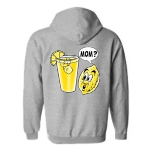 men's/unisex pullover hoodie funny cute lemon child mom?