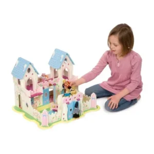 BigJigs Toys Heritage Wooden Playset Princess Cottage