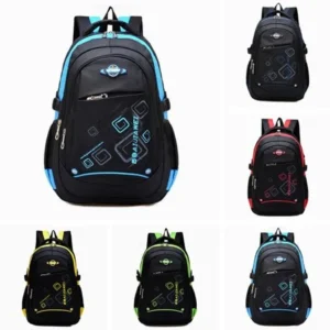 Children Waterproof Backpacks for Boys Travel Hiking Shoulder Rucksack School Bags ,Blue color