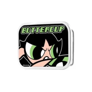 Powerpuff Girls Cartoon TV Series Buttercup Rockstar Belt Buckle