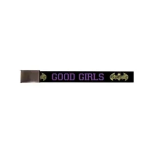 batman dc comics superhero good girls gone bad web belt chrome