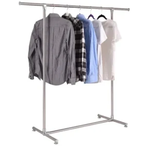 Heavy Duty Stainless Steel Garment Rack Clothes Hanging Drying Display Rail