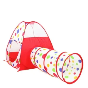 AGPtek Waterproof Dot Design Pop Up Tent Kids Children Girls Play House Princess Castle