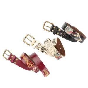 Ed Hardy EH1101K Girls Leather Belt