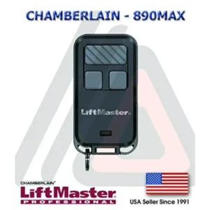 Liftmaster/Chamberlain/Sentex 890Max 3-Button Key-Chain Garage Door Opener Remote Transmitter