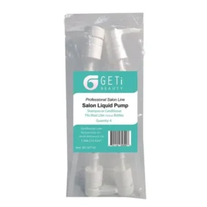 GETI BEAUTY Pump for Liter Shampoo or Conditioner Bottle (Pack of 4)