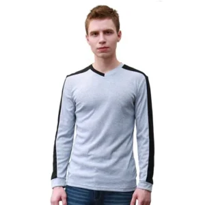 Men's Color Block Casual Long Sleeves T-Shirt