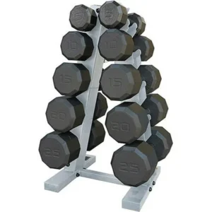 CAP Barbell 150-Pound Eco Dumbbell Weight Set with Rack
