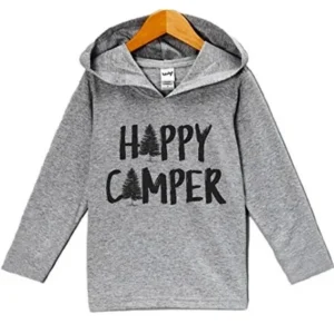 Custom Party Shop Kids Happy Camper Outdoors Hoodie 24 Months