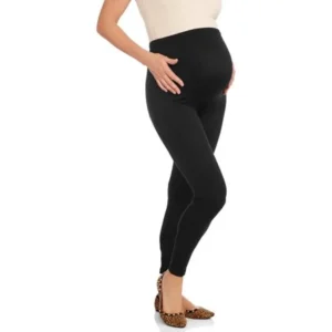 Maternity Seamless Nylon Spandex Over-Belly Leggings