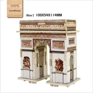 3d DIY Wooden Triumphal Arch Model Toy and Hobby for Kids