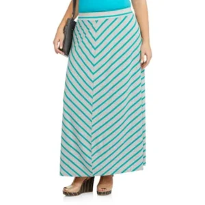 Faded Glory Women's Plus-Size Essential Knit Maxi Skirt