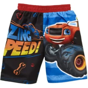 Nickelodeon Blaze and the Monster Machines Toddler Boy Swim Trunks Shorts