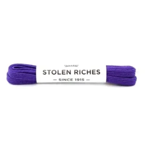 Stolen Riches Purple Designer Sneaker Laces 45" Metal Tips Tennis Shoe Laces