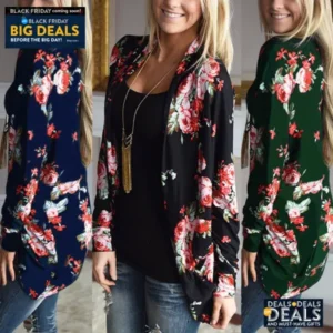 BLACK FRIDAY 2017 SALES DEALS ON DEALS ON BIG DEALS, Long Sleeve Kimono Cardigan for Women, Women's Loose Knitted Sweater Outwear Tops / Coverup Coat, M-3XL
