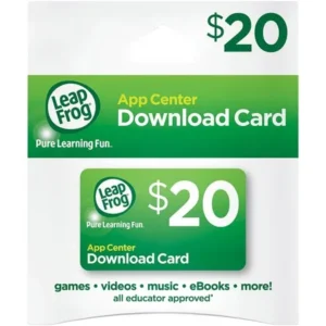 LeapFrog App Center Download Card (works with LeapPad tablets, LeapTV, LeapsterGS, Leapster Explorer and LeapReader)