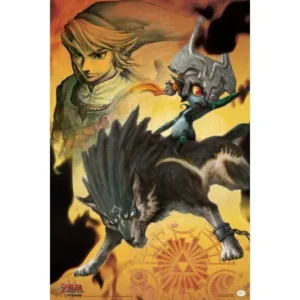 Midna The Legend of Zelda Twilight Princess Nintendo High Fantasy Video Game Series Poster - 12x18 inch