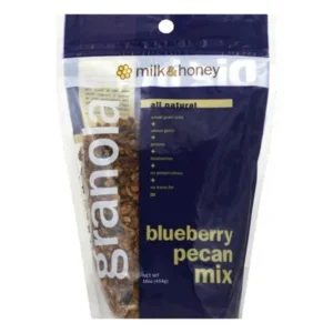 Milk & Honey Blueberry Pecan Granola, 16 OZ (Pack of 6)
