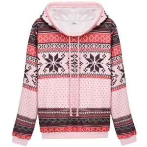 Super Saturday/Christmas Day Deal! The worth buy Meaneor Women Fashion Casual Loose Print Hooded Pullover Sweatshirt Hoodie WIMA