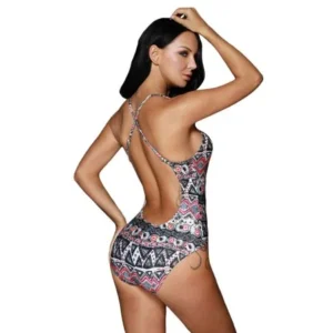 Cali Chic Juniors' Swimsuit Celebrity Stylish Gypsy Print One-Piece Bathing Suit