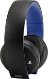 Sony - Gold Wireless Stereo Headset for PlayStation 4 and PlayStation 3 - Black