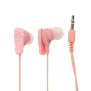 Unique Bargains Pink Slippers Design in Ear Earbud Headphone Earphone